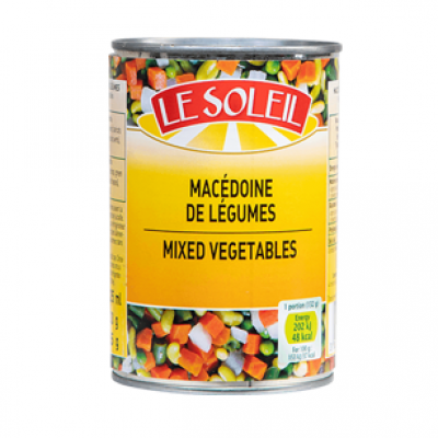 Macedoine de legumes 400g